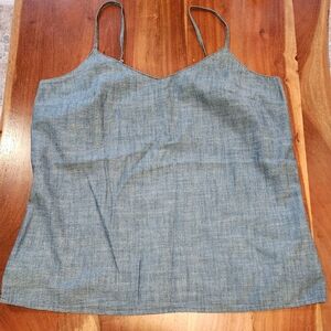 J. Crew Chambray Blue Camisole Top